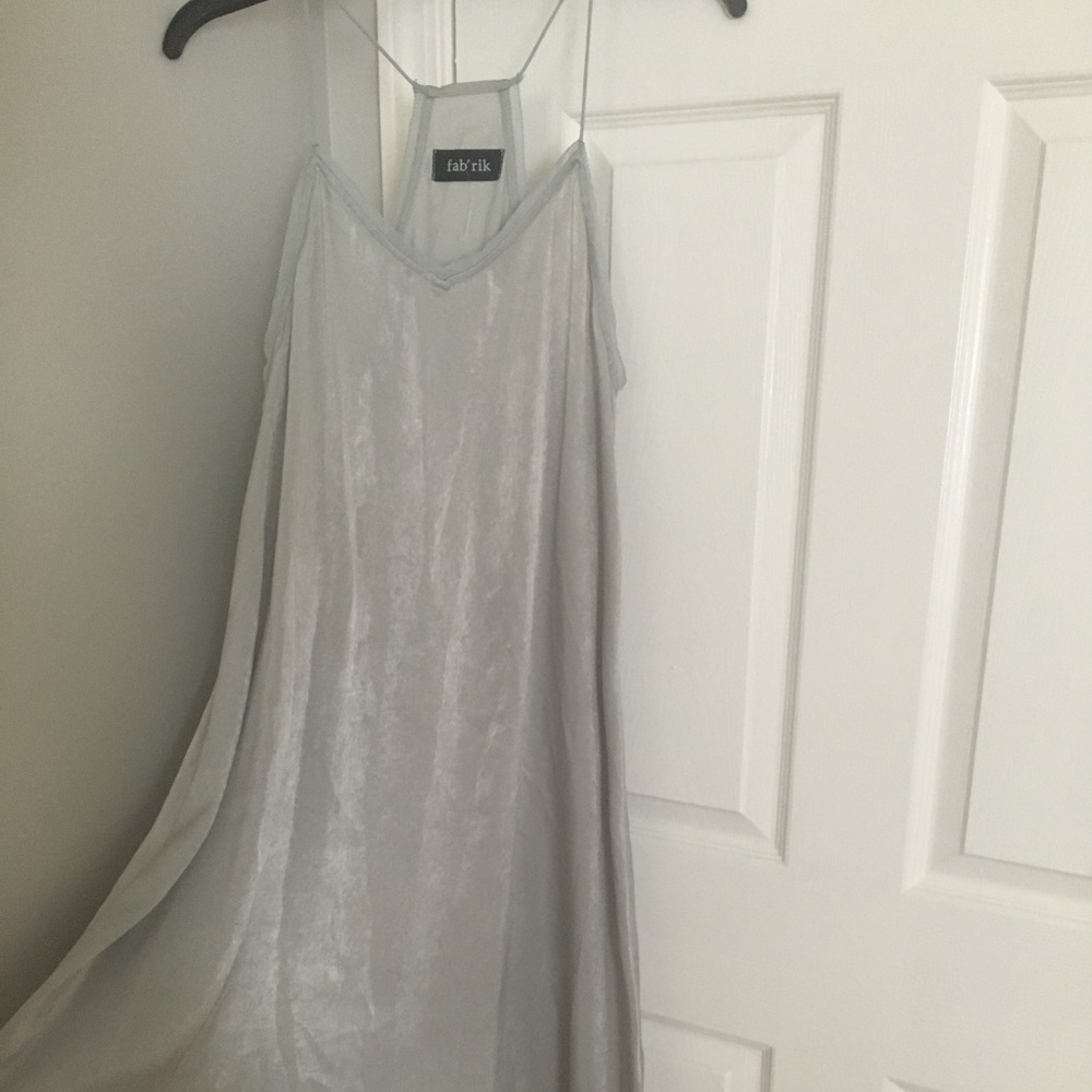 Silver/grey fabrik dress